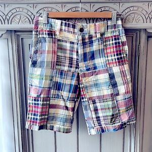 Boys Ralph Lauren POLO Madras Plaid Shorts. Size 12